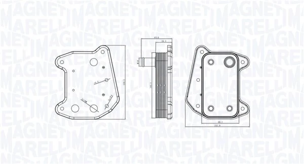 Oil Cooler, engine oil